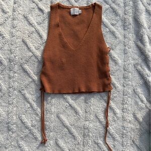 Braided Cropped Tank Top